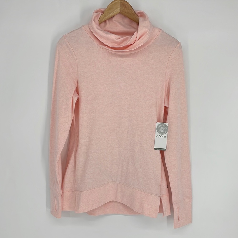 Apana yoga lifestyle English Rose size sm pull over sweater